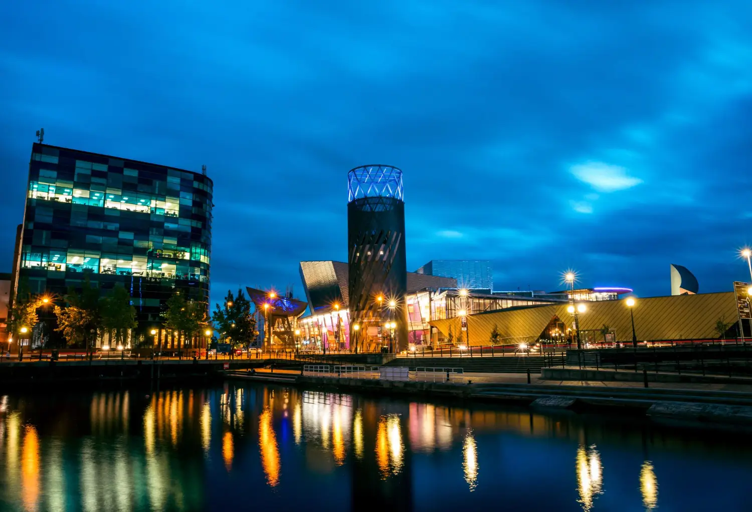 Manchester cityscape modern architecture